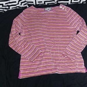 Caribbean Joe Petite Long Sleeve Shirt